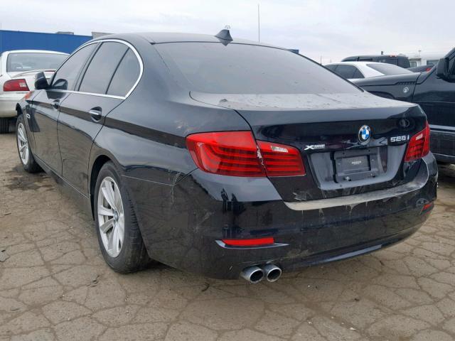 WBA5A7C55GG148730 - 2016 BMW 528 XI BLACK photo 3