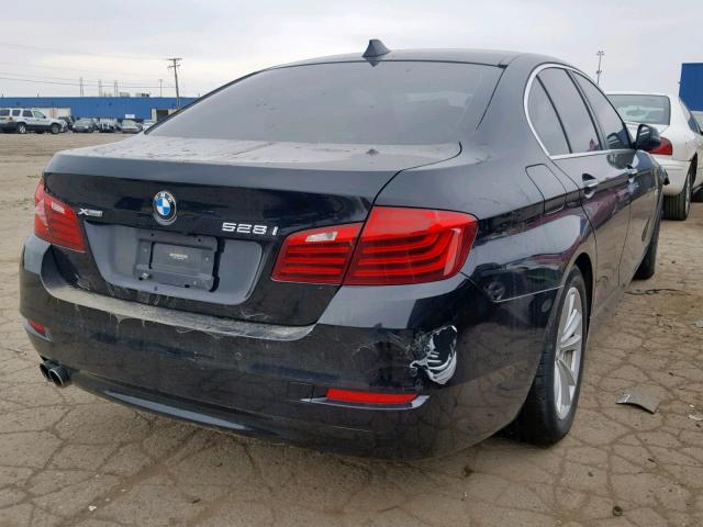 WBA5A7C55GG148730 - 2016 BMW 528 XI BLACK photo 4