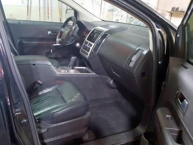 2FMDK4JC1ABB63277 - 2010 FORD EDGE SEL BLACK photo 5