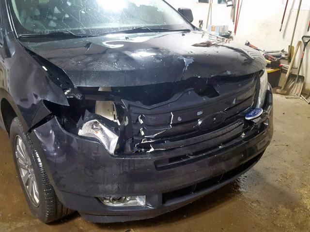 2FMDK4JC1ABB63277 - 2010 FORD EDGE SEL BLACK photo 9