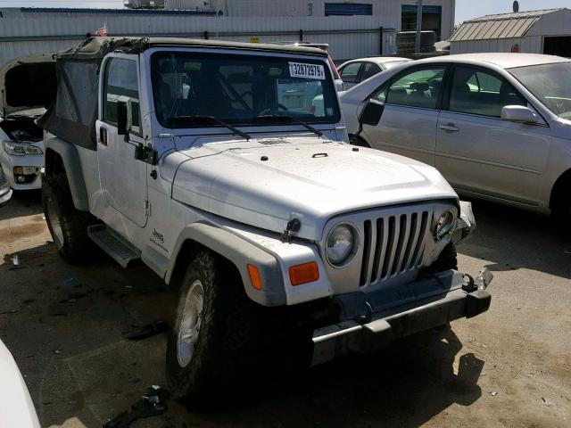 1J4FA44S05P367029 - 2005 JEEP WRANGLER / SILVER photo 1