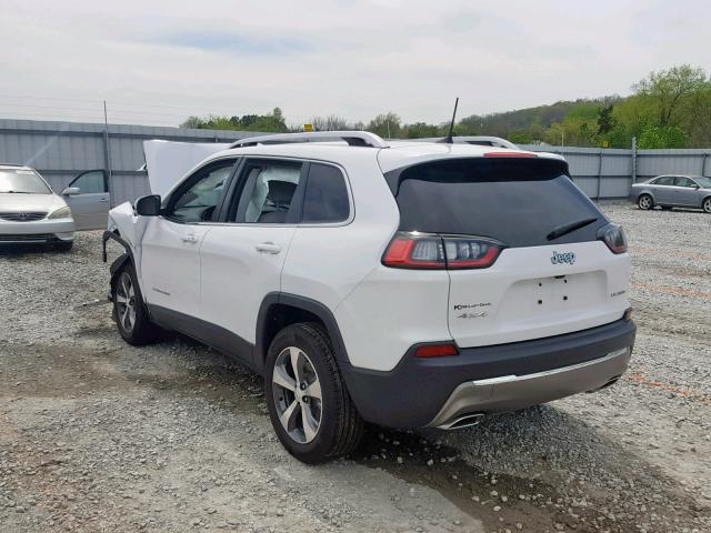 1C4PJMDX0KD346085 - 2019 JEEP CHEROKEE L WHITE photo 3