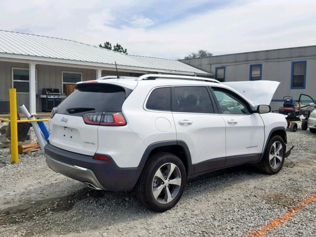 1C4PJMDX0KD346085 - 2019 JEEP CHEROKEE L WHITE photo 4