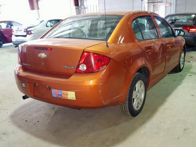 1G1AL55F667777359 - 2006 CHEVROLET COBALT LT ORANGE photo 4