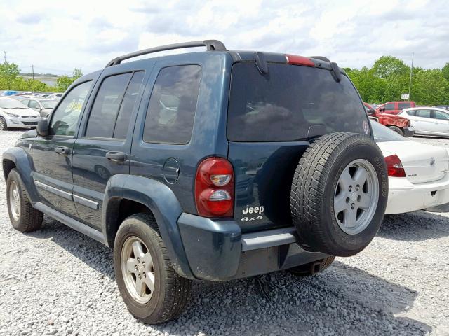 1J4GL38KX5W684731 - 2005 JEEP LIBERTY RE BLUE photo 3