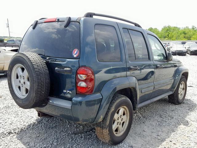 1J4GL38KX5W684731 - 2005 JEEP LIBERTY RE BLUE photo 4