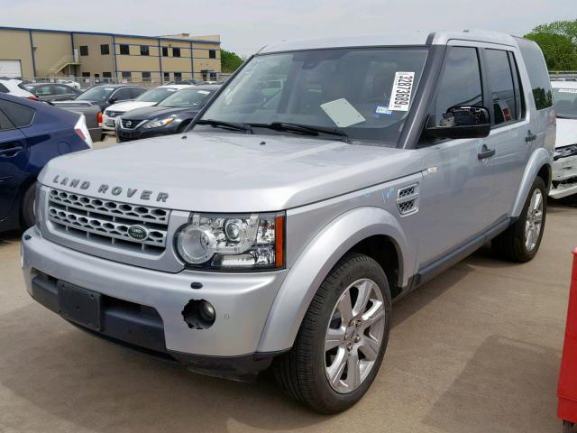 SALAK2D43DA659058 - 2013 LAND ROVER LR4 HSE LU SILVER photo 2