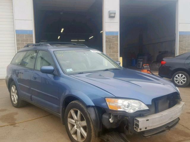 4S4BP62C277344201 - 2007 SUBARU OUTBACK OU BLUE photo 1