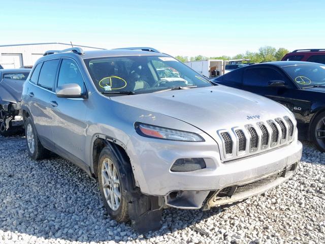 1C4PJLCS9EW102508 - 2014 JEEP CHEROKEE L GRAY photo 1