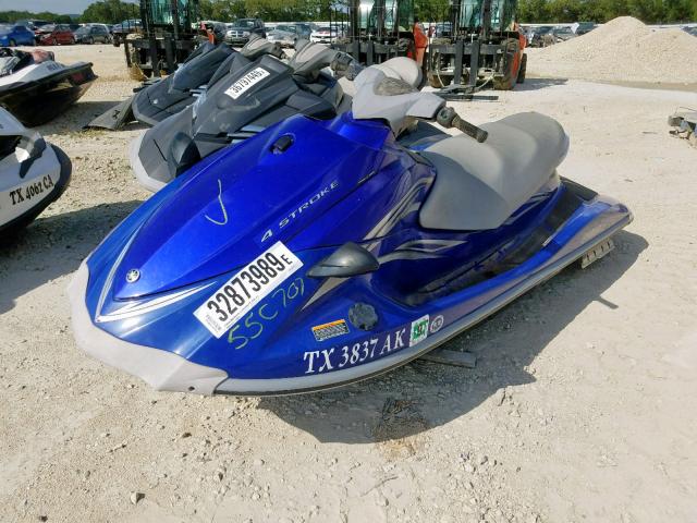 YAMA1155C707 - 2007 YAMAHA WAVERUNNER BLUE photo 2