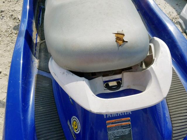 YAMA1155C707 - 2007 YAMAHA WAVERUNNER BLUE photo 9