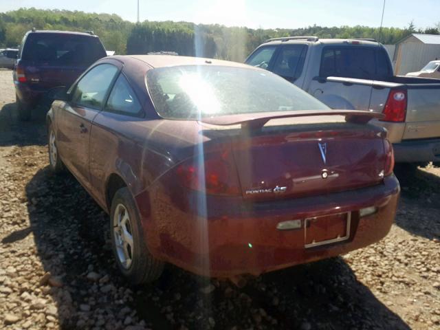 1G2AL15F677199706 - 2007 PONTIAC G5 BURGUNDY photo 3