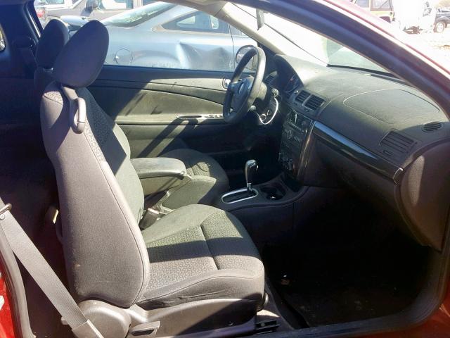1G2AL15F677199706 - 2007 PONTIAC G5 BURGUNDY photo 5