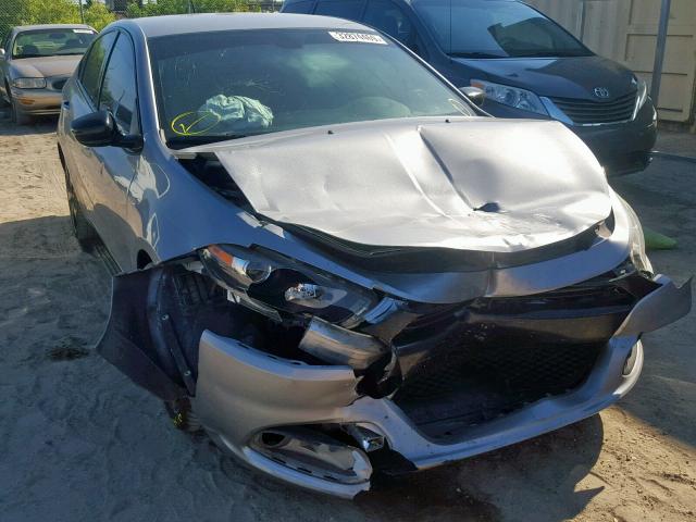 1C3CDFBB2FD369211 - 2015 DODGE DART SXT GRAY photo 1