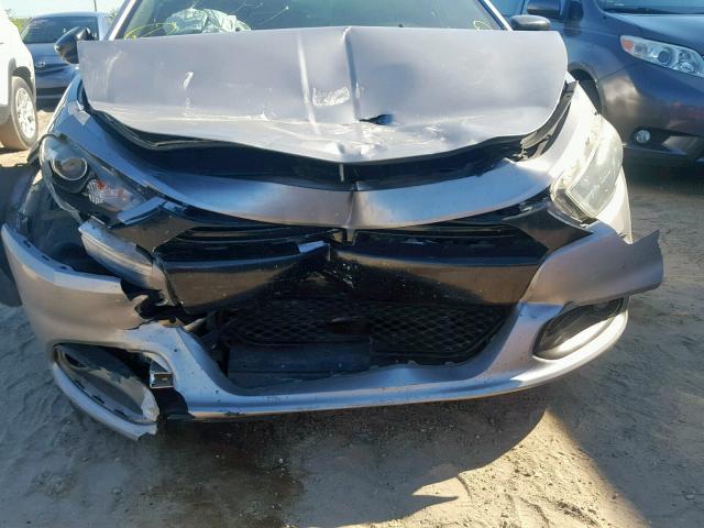 1C3CDFBB2FD369211 - 2015 DODGE DART SXT GRAY photo 9