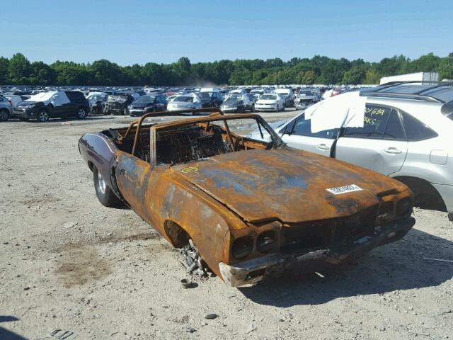 136670B118176 - 1970 CHEVROLET CHEVELL MAROON photo 1