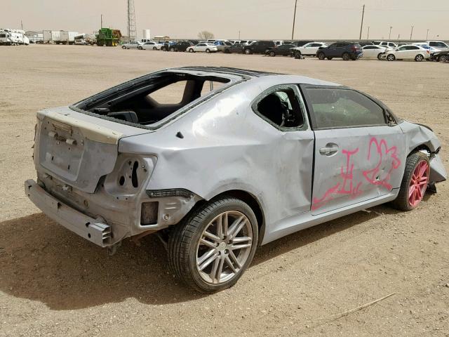 JTKJF5C71C3026644 - 2012 TOYOTA SCION TC ნაცრისფერი ფოტო 4
