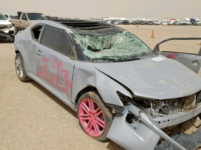 JTKJF5C71C3026644 - 2012 TOYOTA SCION TC ნაცრისფერი ფოტო 9