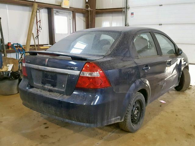 3G2TV55E89L116390 - 2009 PONTIAC G3 WAVE BLUE photo 4