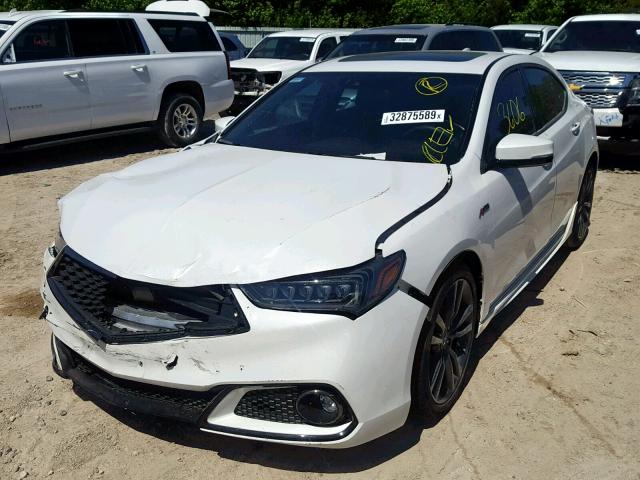 19UUB1F64KA001261 - 2019 ACURA TLX WHITE photo 2