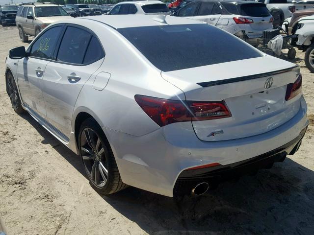 19UUB1F64KA001261 - 2019 ACURA TLX WHITE photo 3