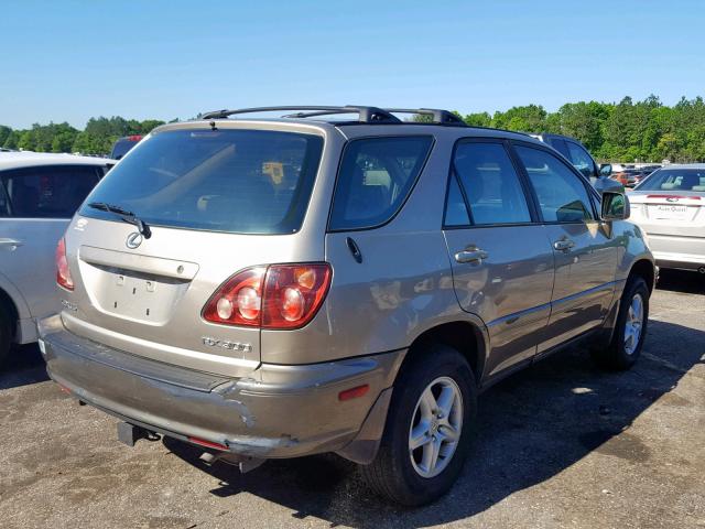 JT6GF10U9Y0080827 - 2000 LEXUS RX 300 BEIGE photo 4