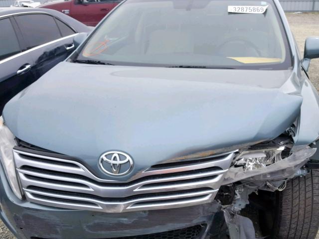 4T3ZA3BB4AU025372 - 2010 TOYOTA VENZA GREEN photo 7