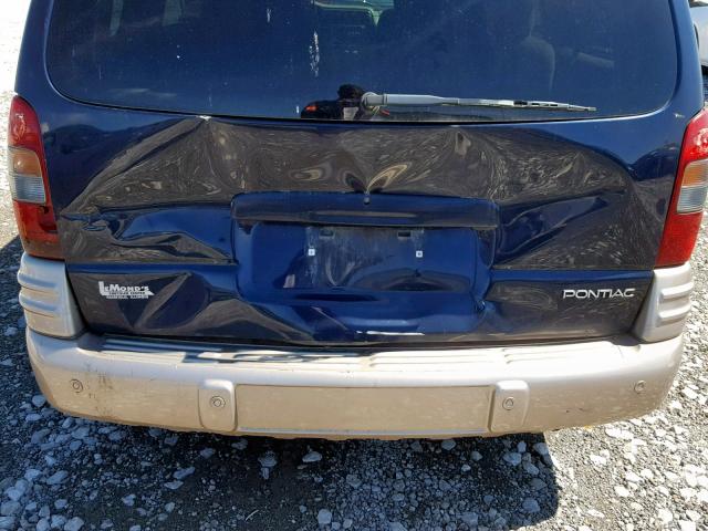 1GMDX03E32D236413 - 2002 PONTIAC MONTANA BLUE photo 9