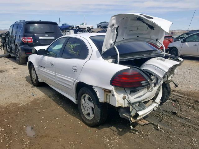 1G2NF52T0YM839101 - 2000 PONTIAC GRAND AM S WHITE photo 3