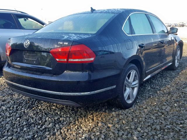 1VWBS7A3XFC073627 - 2015 VOLKSWAGEN PASSAT SE BLACK photo 4