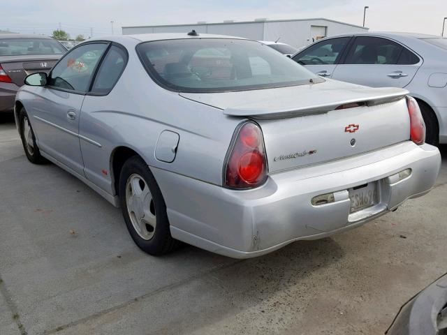 2G1WX12K449133035 - 2004 CHEVROLET MONTE CARL 银色 照片 3