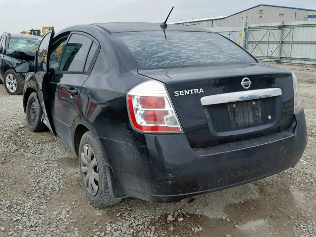 3N1AB6AP2AL716483 - 2010 NISSAN SENTRA 2.0 BLACK photo 3