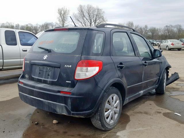 JS2YB5A34B6301170 - 2011 SUZUKI SX4 BLACK photo 4