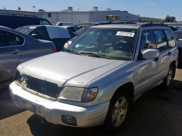 JF1SF656226710024 - 2002 SUBARU FORESTER S SILVER photo 2