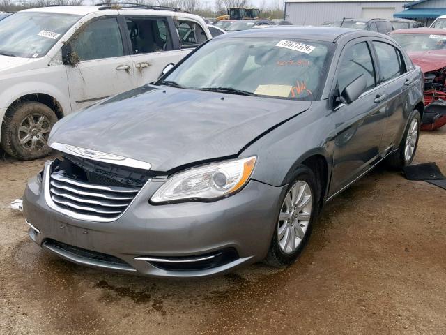 1C3CCBBB1CN124529 - 2012 CHRYSLER 200 TOURIN GREEN photo 2