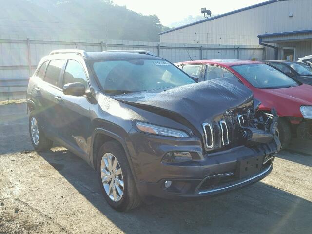 1C4PJMDSXFW606393 - 2015 JEEP CHEROKEE L GRAY photo 1