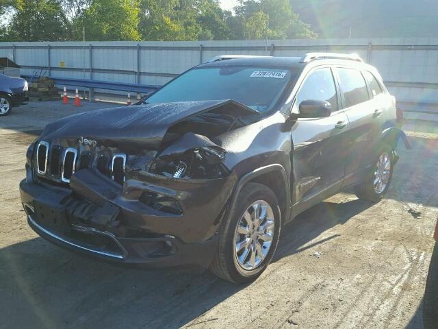 1C4PJMDSXFW606393 - 2015 JEEP CHEROKEE L GRAY photo 2