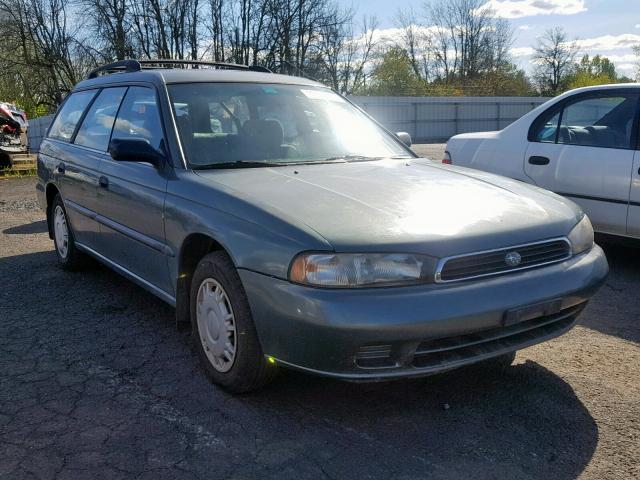 4S3BK4354T7935499 - 1996 SUBARU LEGACY L GREEN photo 1