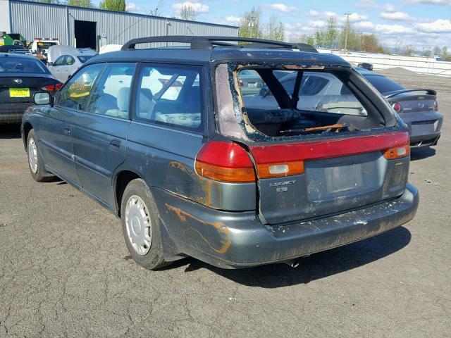 4S3BK4354T7935499 - 1996 SUBARU LEGACY L GREEN photo 3