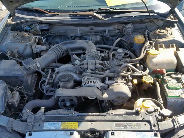 4S3BK4354T7935499 - 1996 SUBARU LEGACY L GREEN photo 7