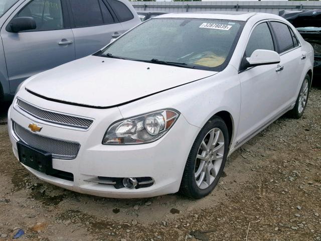 1G1ZK57799F210214 - 2009 CHEVROLET MALIBU LTZ WHITE photo 2