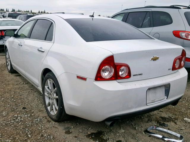 1G1ZK57799F210214 - 2009 CHEVROLET MALIBU LTZ WHITE photo 3