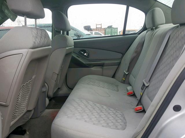 1G1ZT54865F197930 - 2005 CHEVROLET MALIBU LS SILVER photo 6