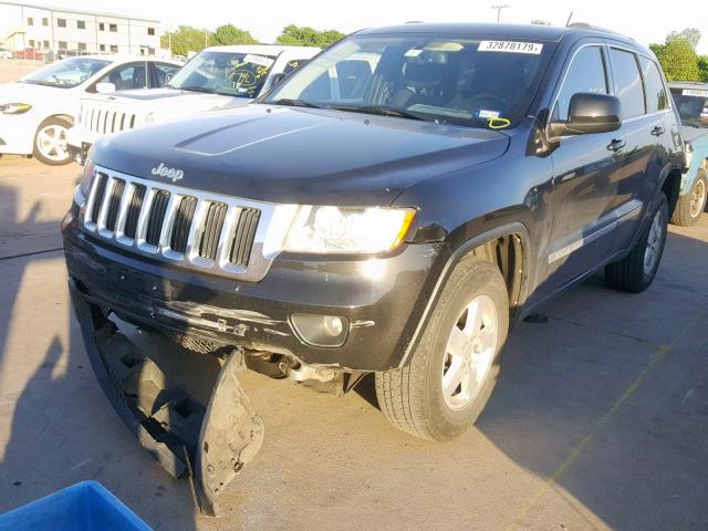 1C4RJEAGXCC259661 - 2012 JEEP GRAND CHER GRAY photo 2