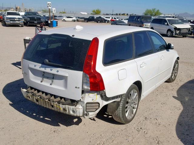 YV1382MW9A2548451 - 2010 VOLVO V50 2.4I WHITE photo 4