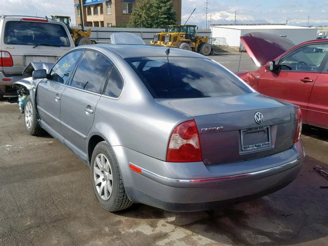 WVWPD63B73E363437 - 2003 VOLKSWAGEN PASSAT GLS GRAY photo 3