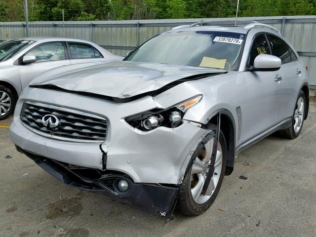 JN8AS1MW5AM854760 - 2010 INFINITI FX35 SILVER photo 2