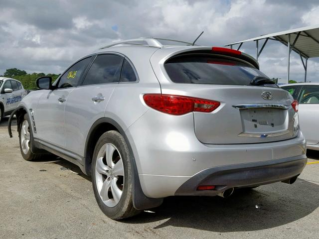 JN8AS1MW5AM854760 - 2010 INFINITI FX35 SILVER photo 3