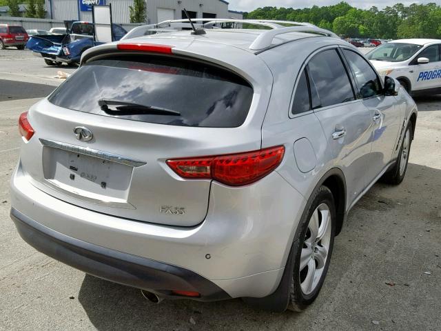 JN8AS1MW5AM854760 - 2010 INFINITI FX35 SILVER photo 4