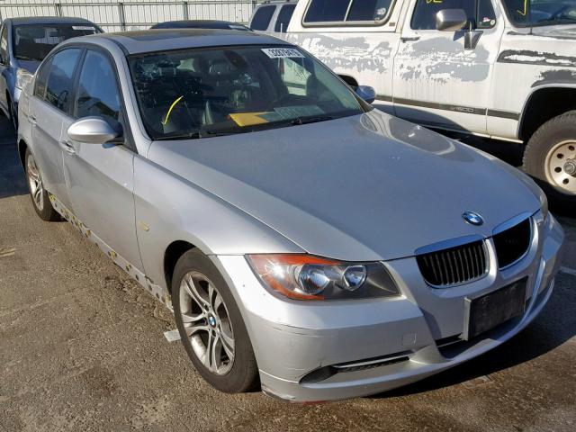 WBAVC53588FZ85574 - 2008 BMW 328 I SULE SILVER photo 1